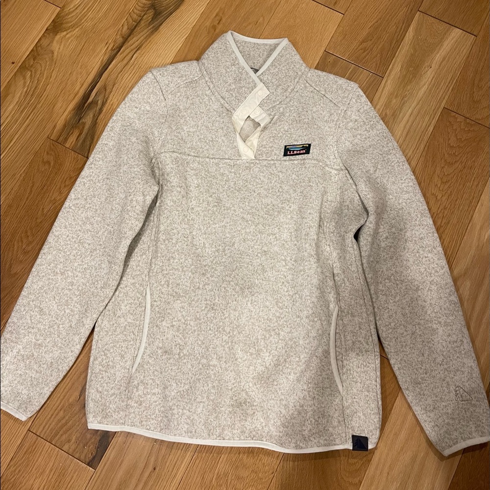 Womens ll bean sweater fleece pullover